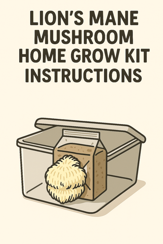 Lions Mane (Pekepeke-kiore) Home Grow kit Instructions
