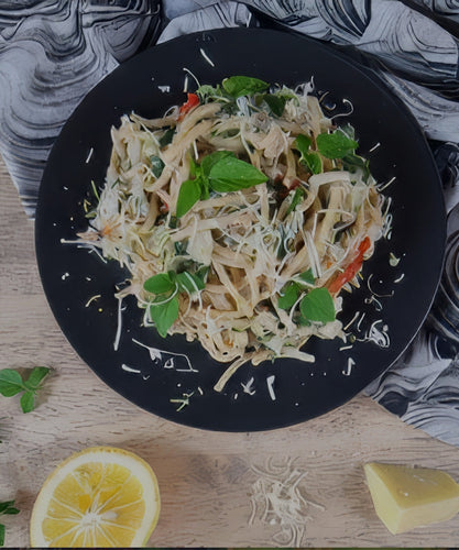 Coral Crab Pasta