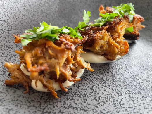 Lions Mane Mushroom Croquettes with Lime Aioli