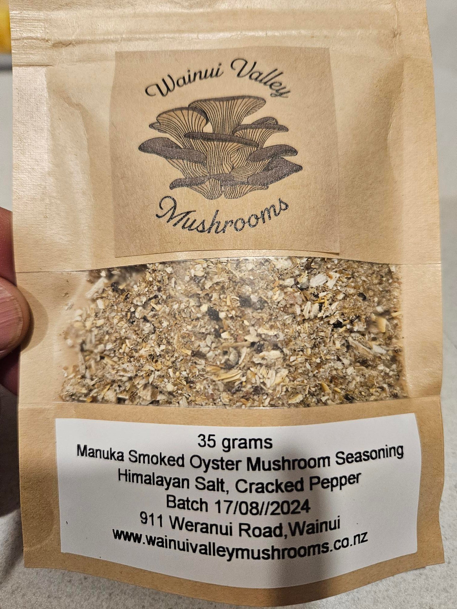 Manuka Smoked Oyster Mushroom Seasoning